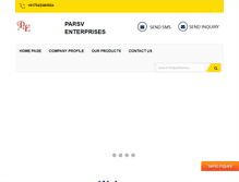 Tablet Screenshot of parsventerprise.com